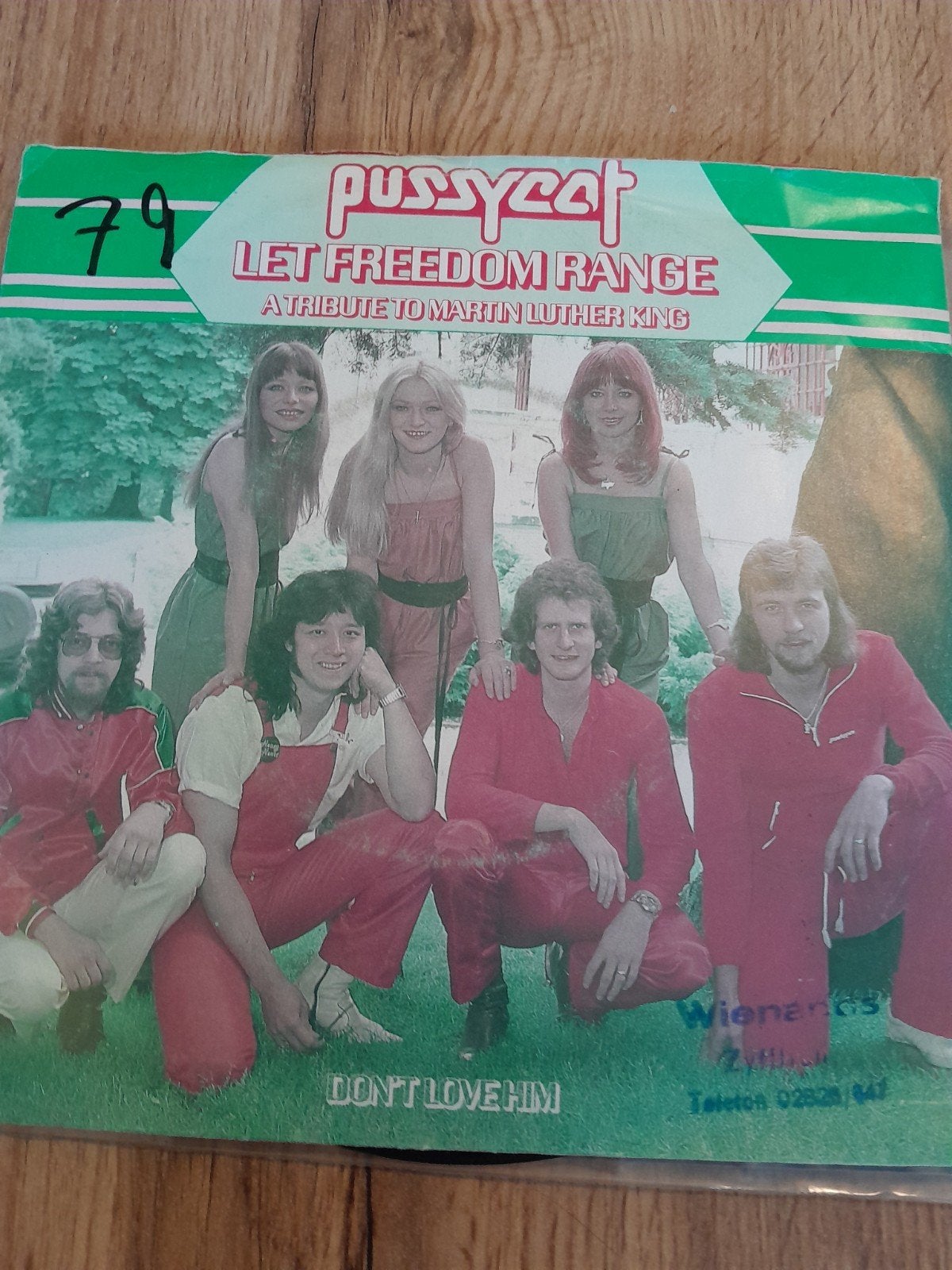 Pussycat 7inch let freedom range, Ophalen of Verzenden, Zo goed als nieuw, Pop