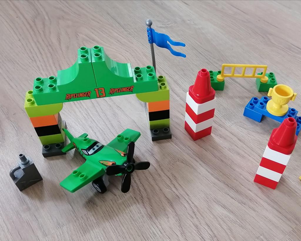 Duplo Planes Ripslinger's Luchtrace 10510, Kinderen en Baby's, Speelgoed | Duplo en Lego, Ophalen, Gebruikt, Duplo