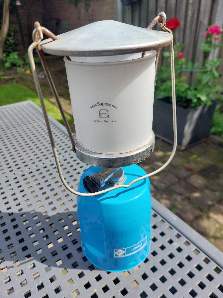 Gamping GAZ Lamp, Ophalen, Gebruikt