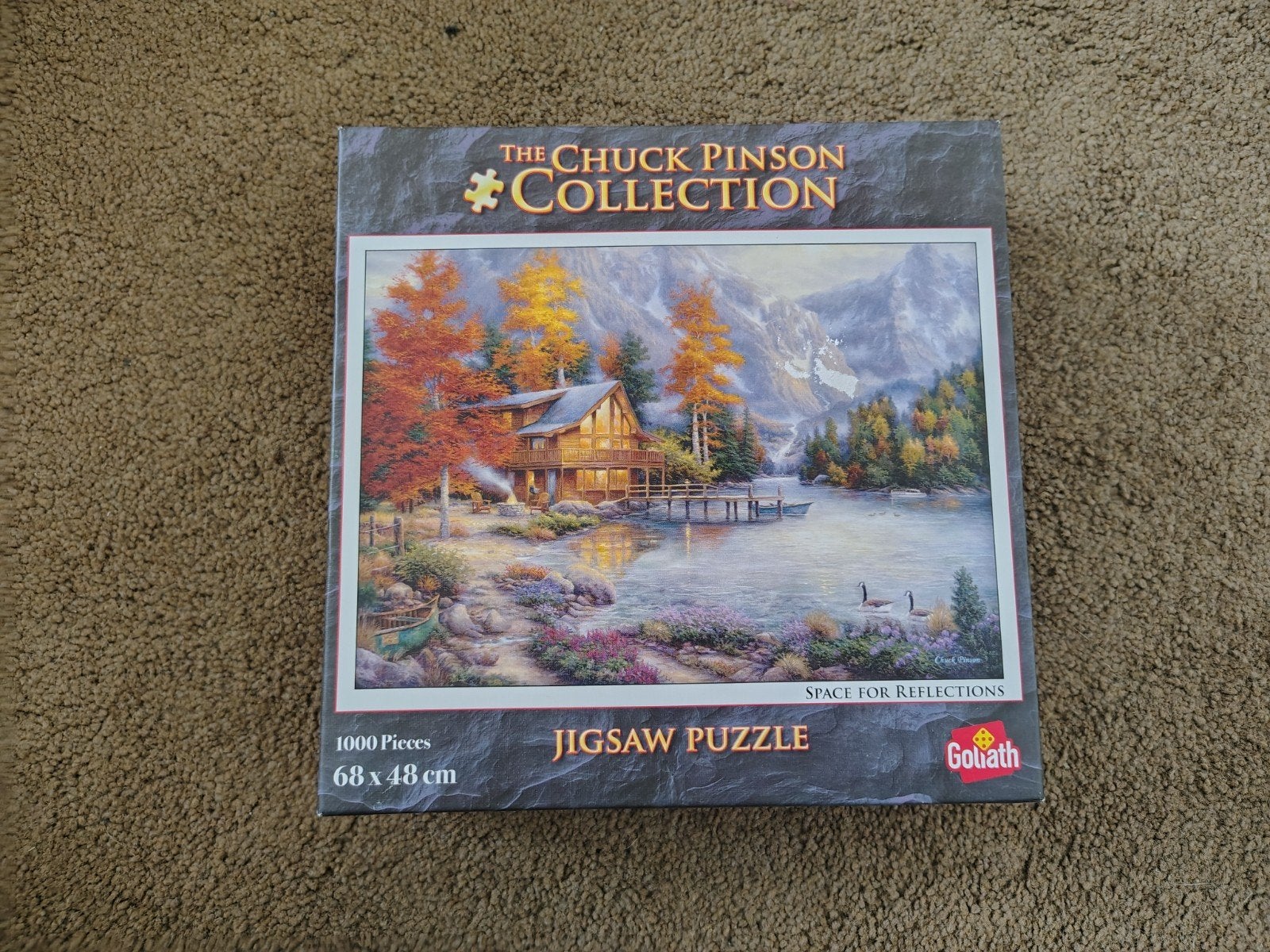Chuck Pinson Legpuzzel - Space for Reflections(1000 stukjes), Ophalen, 500 t/m 1500 stukjes, Zo goed als nieuw, Legpuzzel