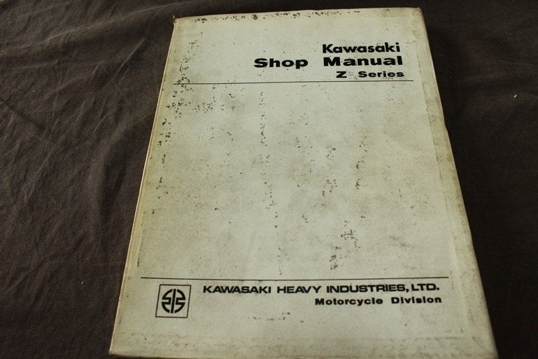 Kawasaki Z1 900cc 1972 motorcycle service manual, Ophalen of Verzenden, Kawasaki