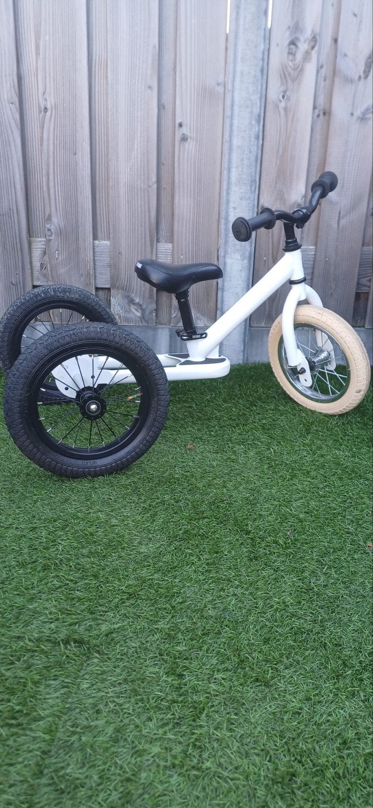 Trybike Steel loopfiets 2-in-1 - Wit, Fietsen en Brommers, Ophalen of Verzenden, Gebruikt, Minder dan 16 inch, Trybike