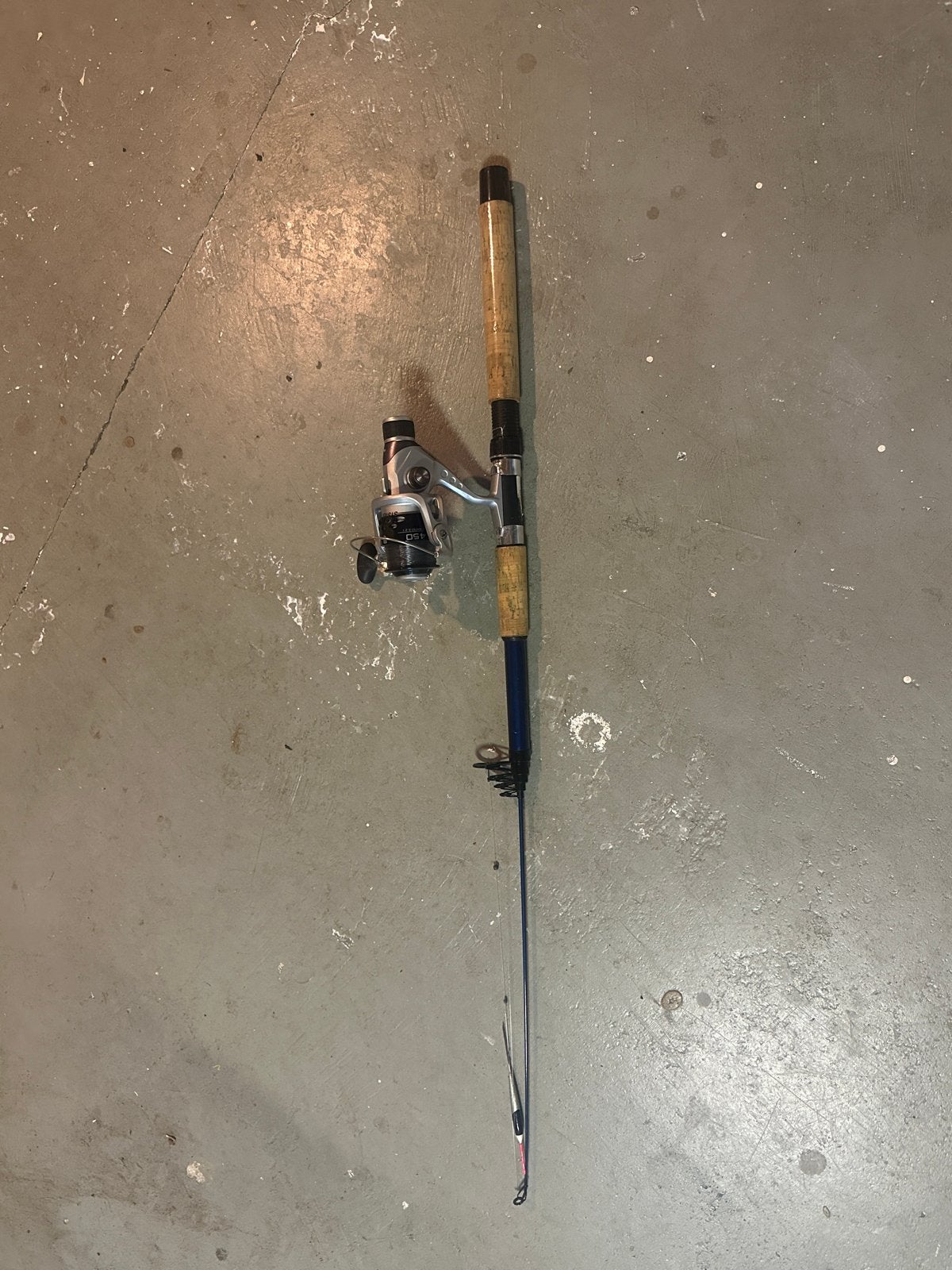 Vishengel met molen - Compleet en klaar voor gebruik, Watersport en Boten, Ophalen, Gebruikt, Complete hengel