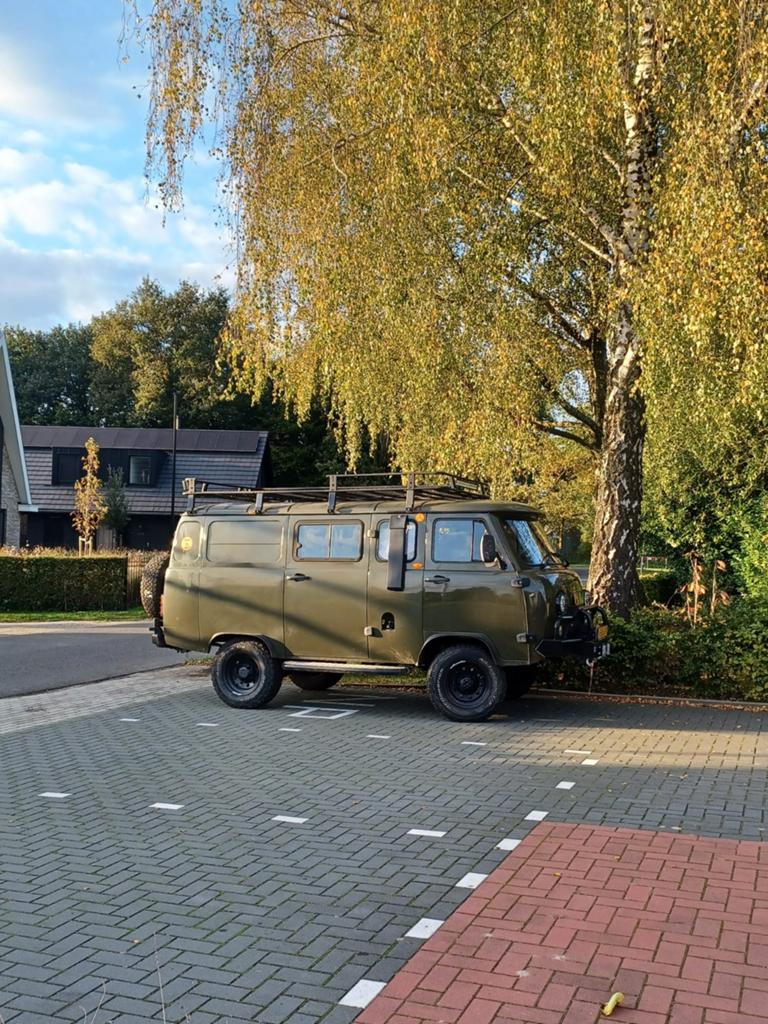 UAZ Bukhanka 2019 Groen, Overige merken, 2291 kg, Origineel Nederlands, Handgeschakeld