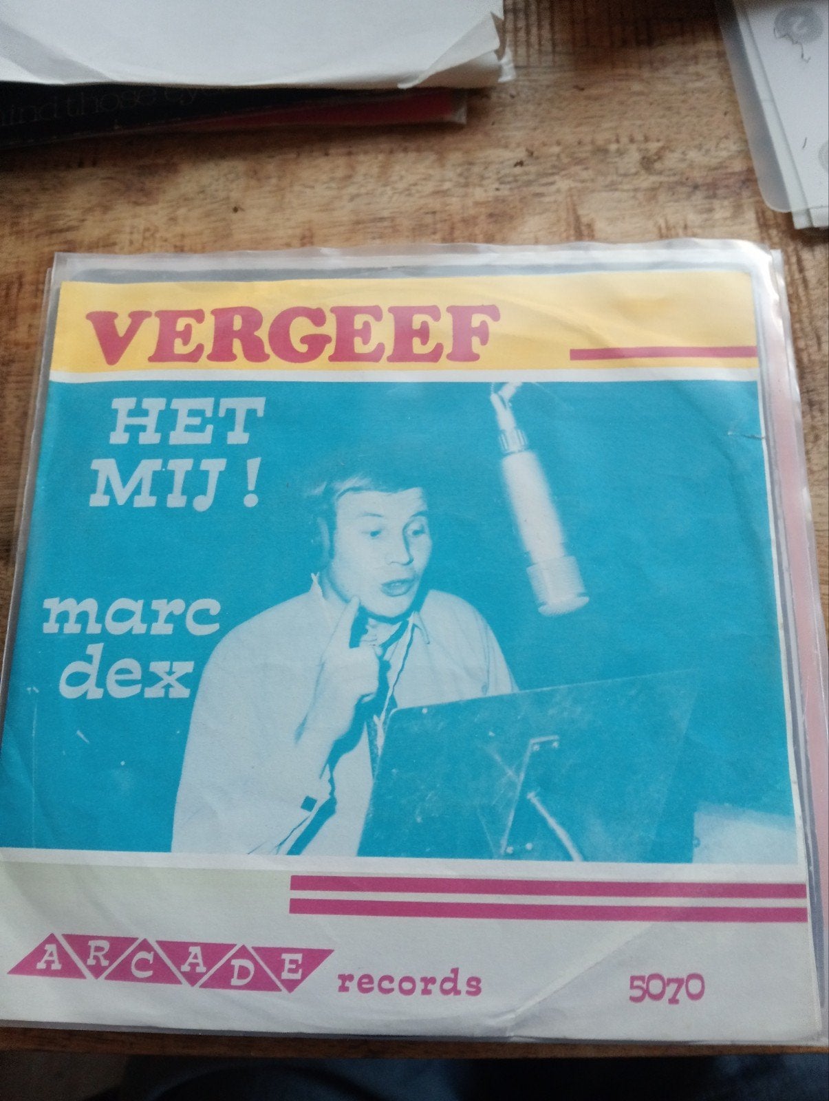 marc dex - vergeef het mij, Ophalen of Verzenden, Zo goed als nieuw, Overige formaten, Levenslied of Smartlap