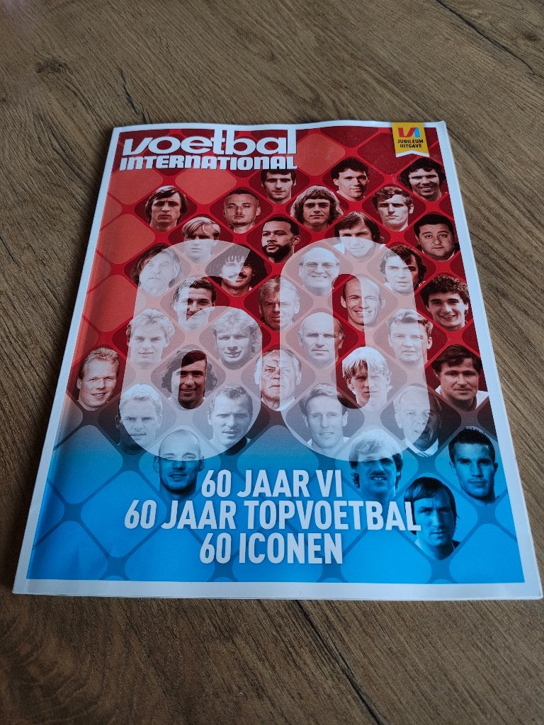 60 jaar VI 60 jaar topvoetbal 60 Iconen Voetbal Internation, Ophalen of Verzenden, Nieuw, Balsport