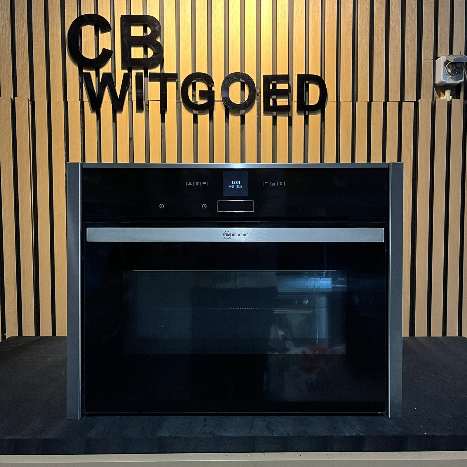 Zeer Luxe Siemens/Neff combi oven magnetron, Ophalen, 45 tot 50 cm, Inbouw, Hete lucht