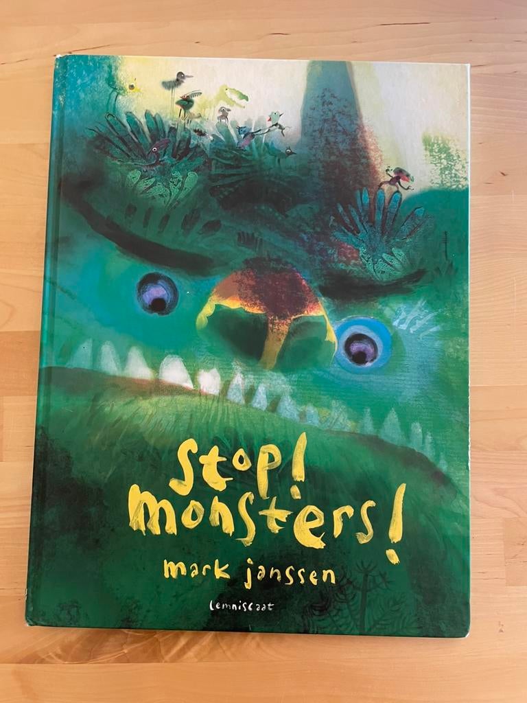 Boek: Stop! Monsters! - Mark Janssen, Boeken, Ophalen of Verzenden, Zo goed als nieuw