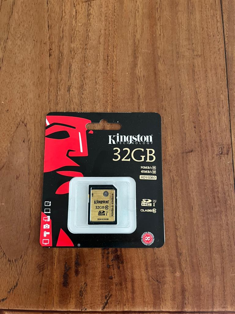 Kingston 32 GB SD kaart, Audio, Tv en Foto, Fotografie | Geheugenkaarten, Ophalen of Verzenden, Nieuw, SD, 32 GB