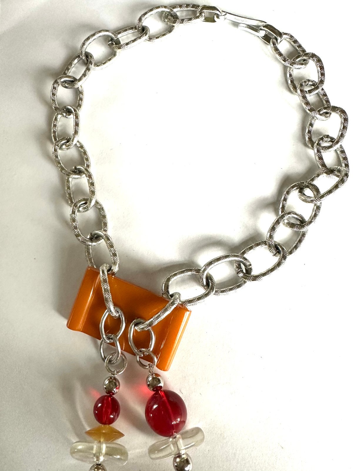 Vintage West Gernany ketting, Verzenden, Gebruikt, Overige kleuren, Overige materialen
