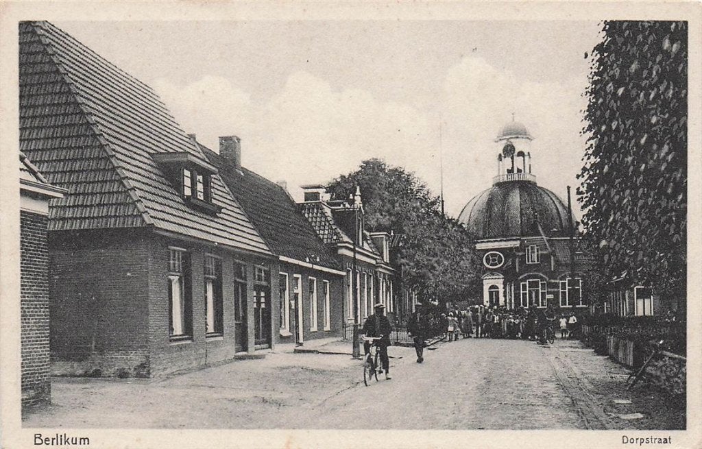 702-114-003 Berlikum Berltsum Dorpstraat, Verzenden, Voor 1920, Friesland
