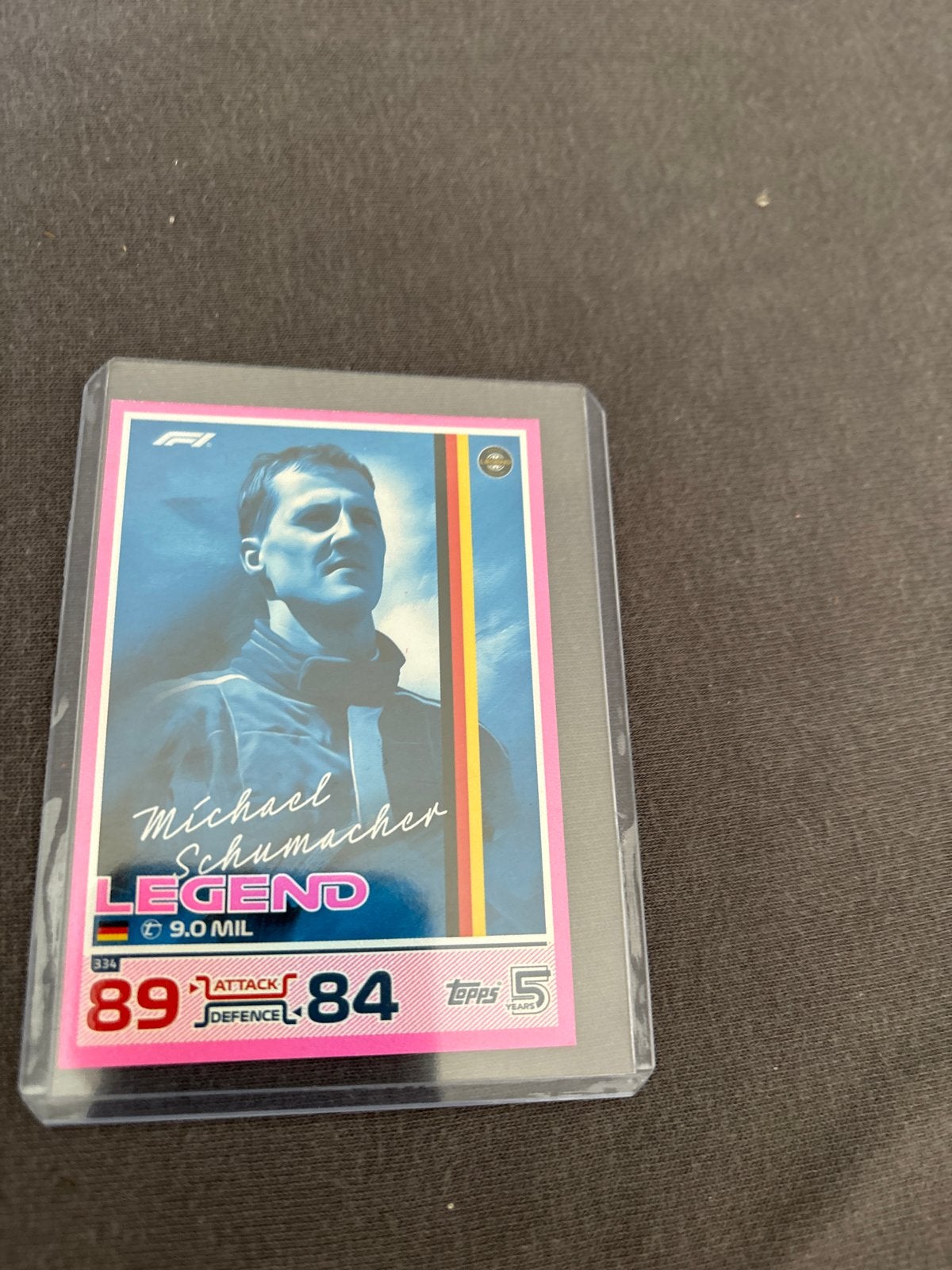 Michael Schumacher Topps Turbo Attax F1 2024 LEGEND kaart, Ophalen of Verzenden, Zo goed als nieuw, Losse kaart