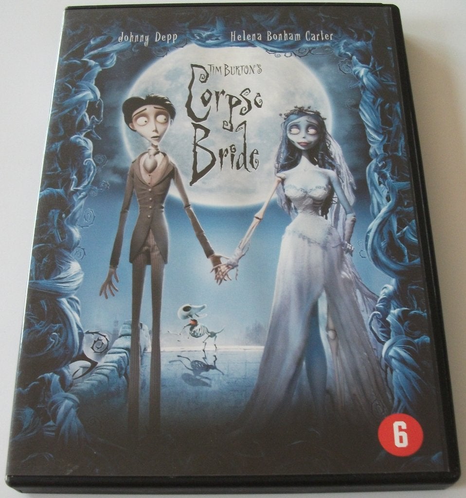 Dvd *** CORPSE BRIDE *** Tim Burton, Gebruikt, Animatie, Amerikaans, Engels
