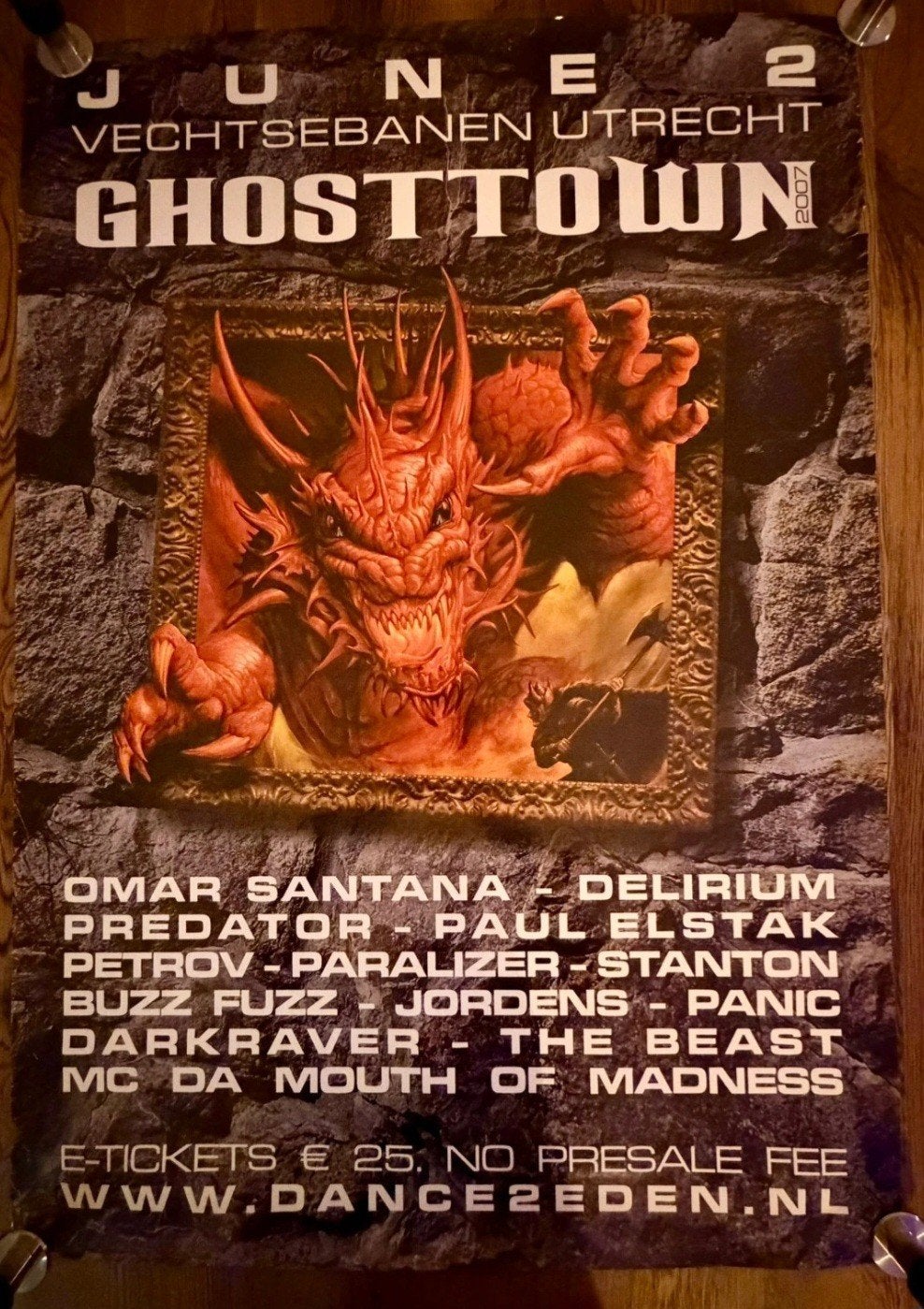 Diverse Hardcore / Gabber Posters (Groot Formaat), Ophalen of Verzenden, A1 t/m A3, Muziek, Rechthoekig Staand