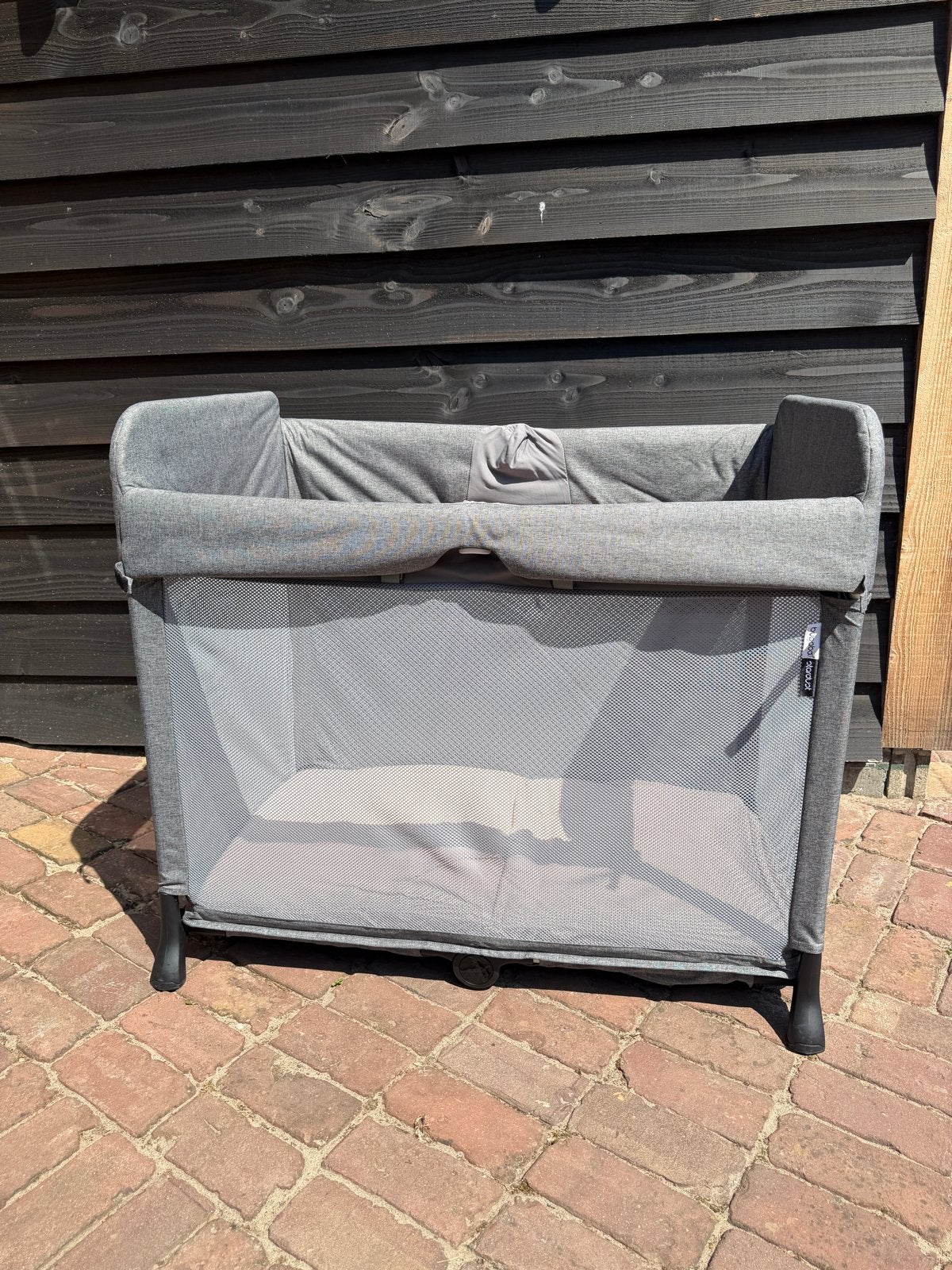Bugaboo Stardust campingbed met matras en hoeslaken, Ophalen, 70 tot 85 cm, Zo goed als nieuw, Minder dan 140 cm