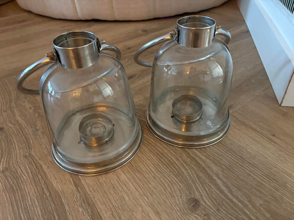 2 Riviera maison windlichten, Ophalen, Zo goed als nieuw