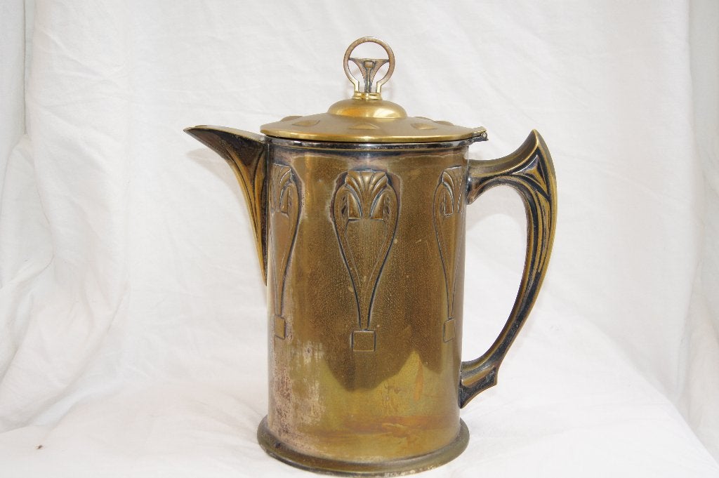 Antieke Art Nouveau Chocolade kan ( Zeldzaam, Overige typen, Overige onderwerpen, Art nouveau, Ophalen of Verzenden