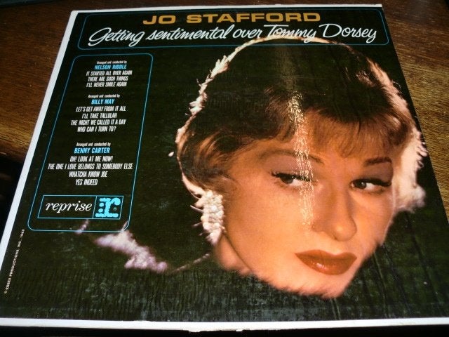 Jo Stafford Getting Sentimental Over Tommy Dorsey LP 1963, LP, Gebruikt, Ophalen of Verzenden, 12 inch