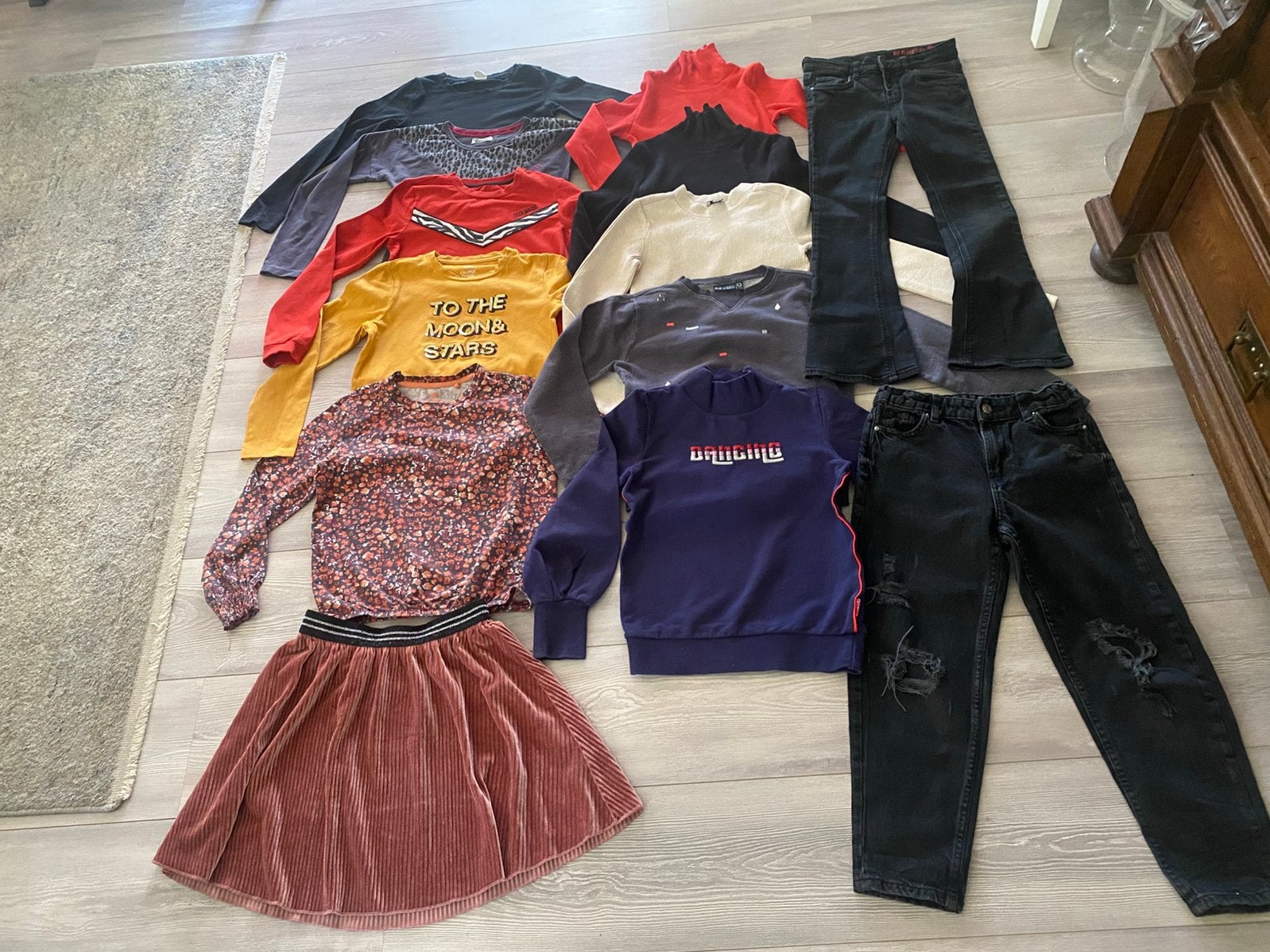 HEMA/DUTCH JEANS/WE e.a. pakket maat 134, Ophalen of Verzenden, Zo goed als nieuw, Maat 134