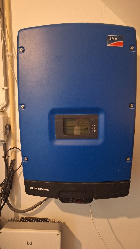 SMA Sunny tripower STP6000TL-20  + Goodwe 2500-1 omvormer, Ophalen, Gebruikt, Overige typen, 200 wattpiek of meer