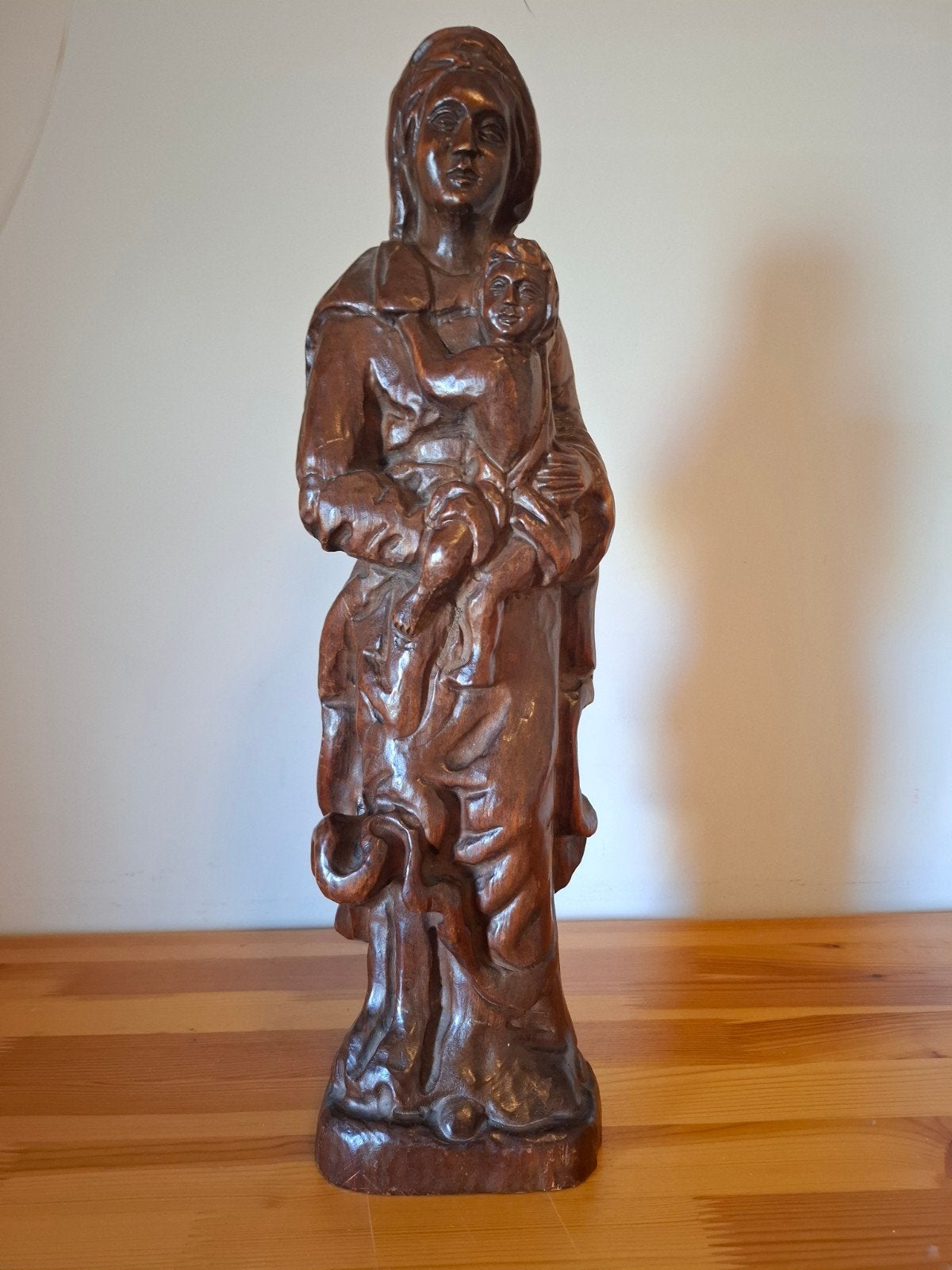 Maria met Jezus houten beeld, Ophalen of Verzenden