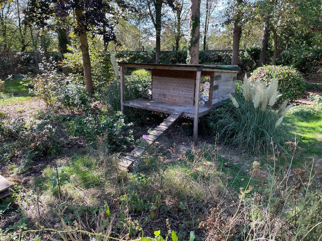Hok voor kippen of dwerggeiten, Dieren en Toebehoren, Ophalen, Zo goed als nieuw, Kippenhok of Kippenren