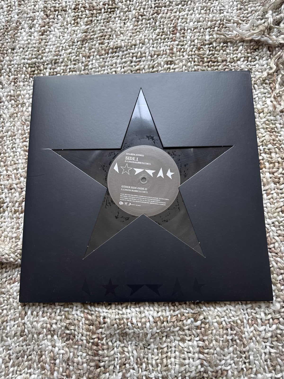 David Bowie - Blackstar LP, LP, Pop, Ophalen of Verzenden, Zo goed als nieuw