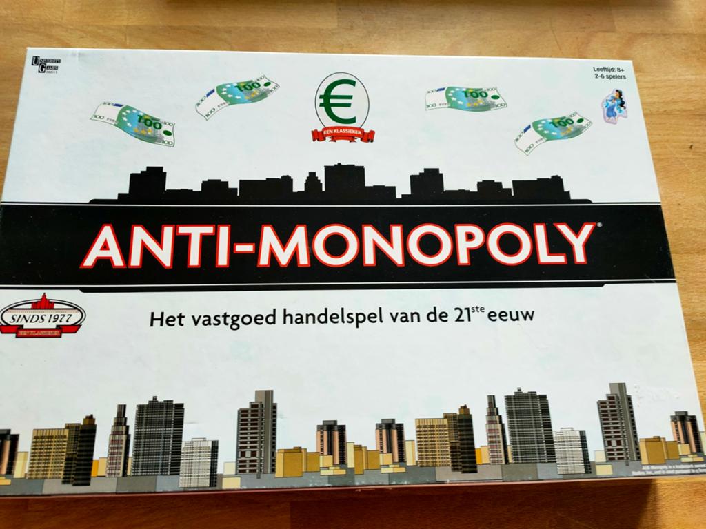 Anti-Monopoly, Hobby en Vrije tijd, Gezelschapsspellen | Bordspellen, Ophalen of Verzenden, Zo goed als nieuw