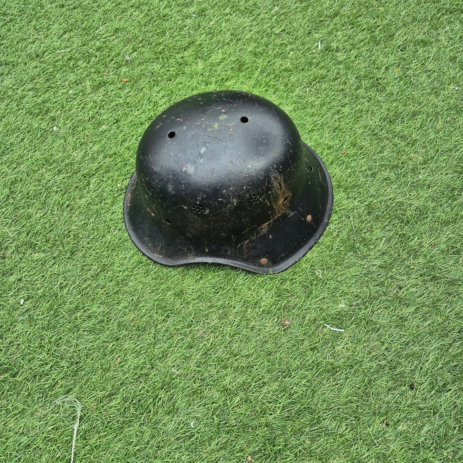 Oude militaire helm - brandweer, Ophalen of Verzenden