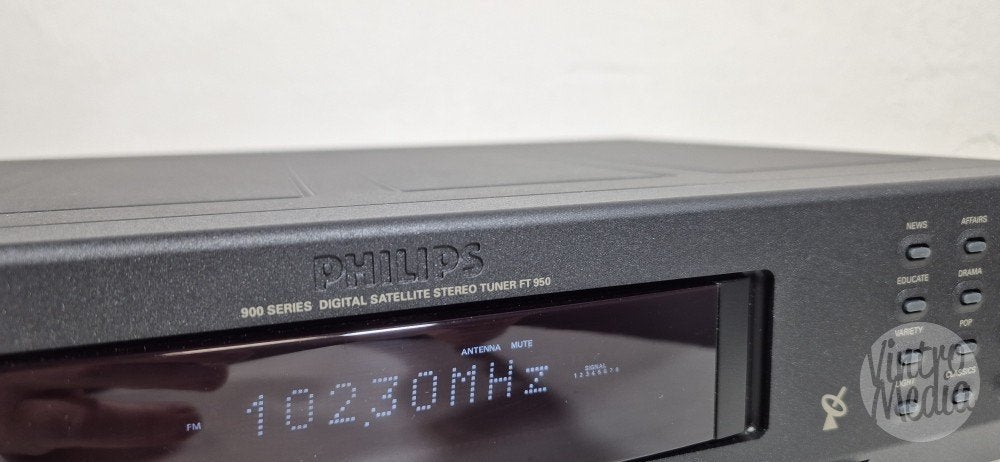 Philips FT950 Tuner | FM | AM | RDS | DSR | 900 Serie, Ophalen of Verzenden, Refurbished
