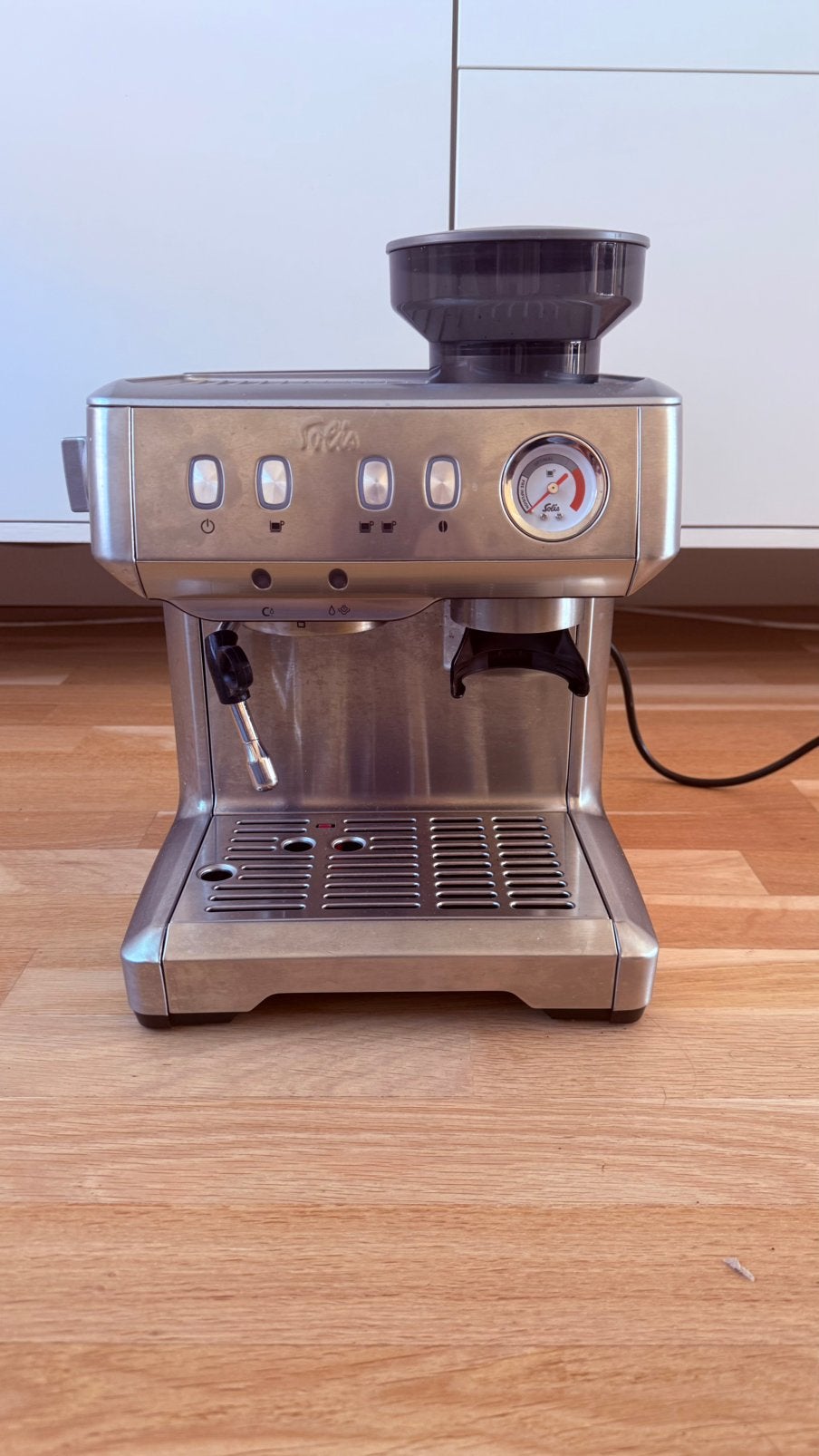 Solis Grind & Infuse Compact., Ophalen, Gebruikt, Espresso apparaat, Koffiebonen