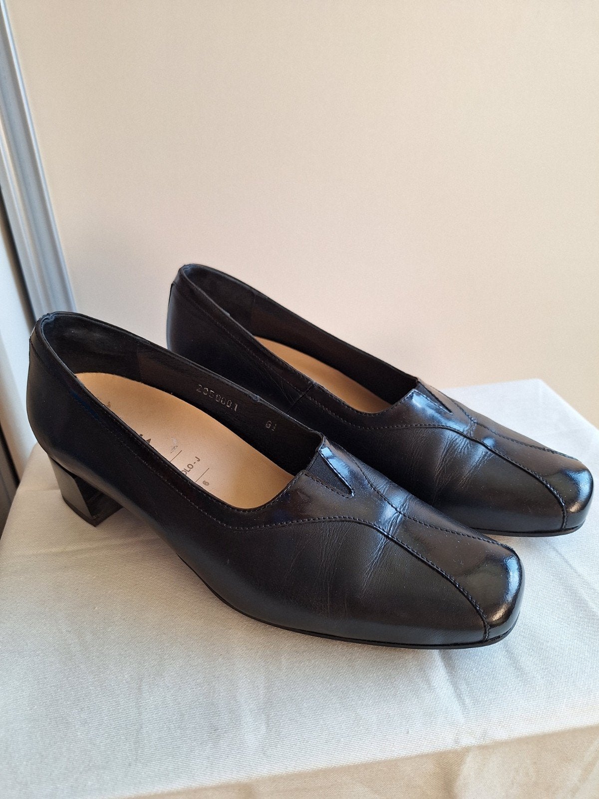 Hassia Premium Comfort Zwarte Pumps Maat 6 (EU 39), Hassia, Pumps, Zwart, Ophalen of Verzenden