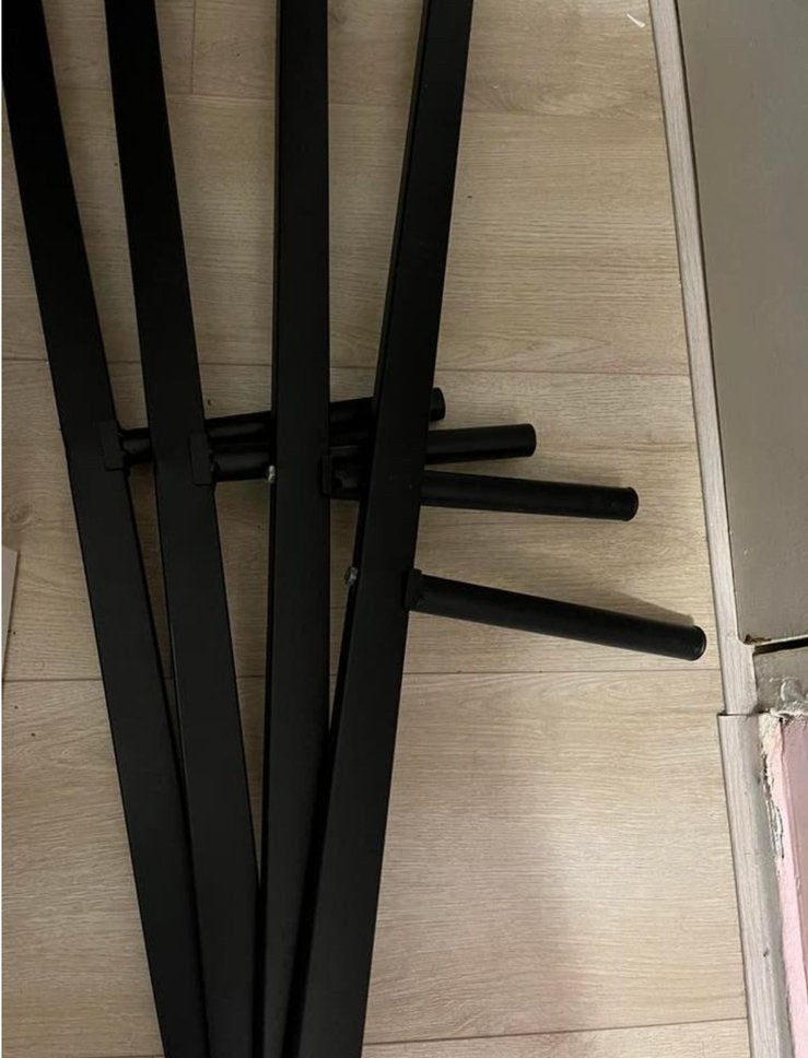 Bed metaalen Middensteun / middenbalk / poten set x 4 stuks, Ophalen, Zo goed als nieuw