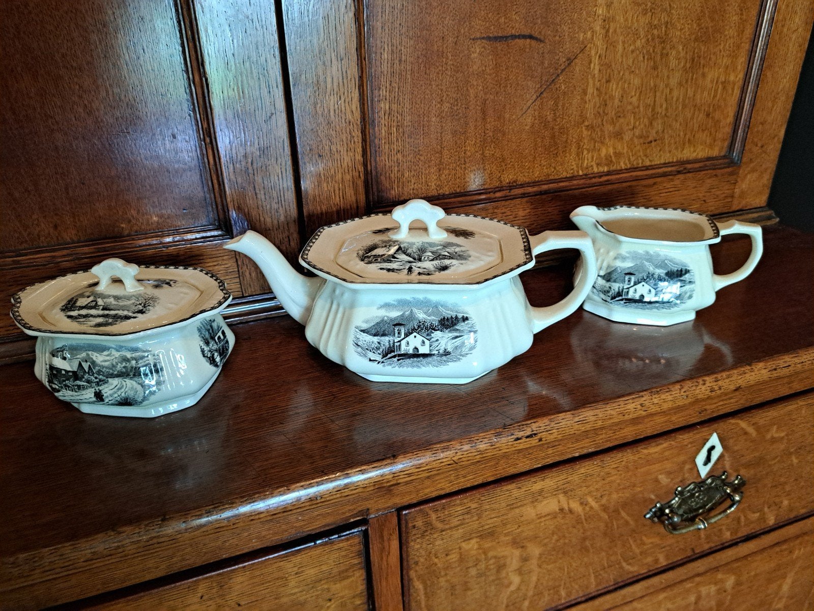 theeset Société Ceramique, Ophalen of Verzenden