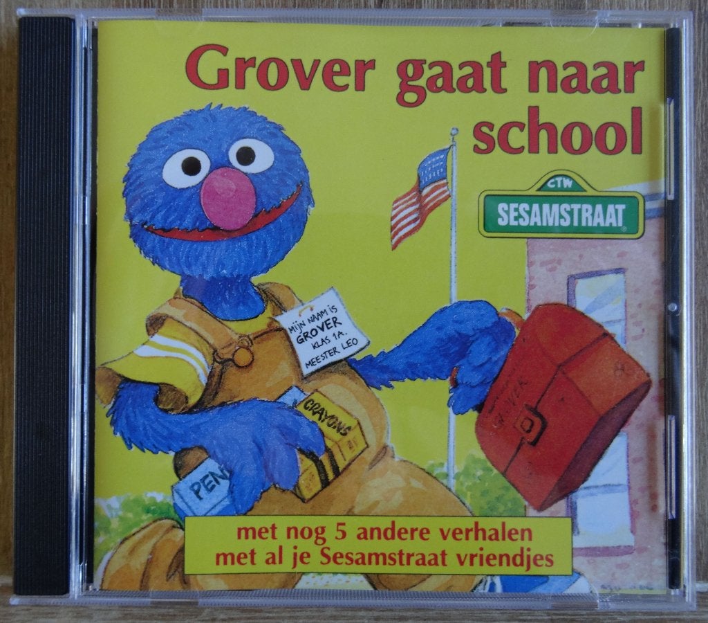 CD Luisterboek Sesamstraat - Grover gaat naar school, Ophalen of Verzenden, Sesamstraat, Cd, Kind