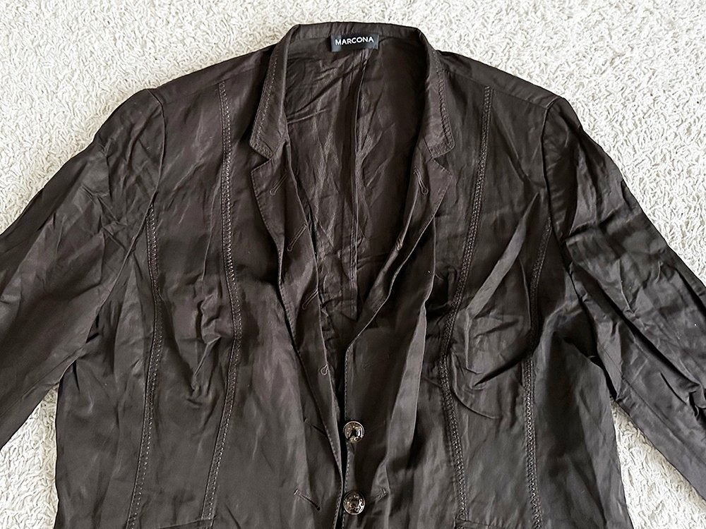 Mooi Marcona Jasje - 98 (Maat 46) € 40,-, Bruin, Maat 46/48 (XL) of groter, Ophalen of Verzenden, Zo goed als nieuw