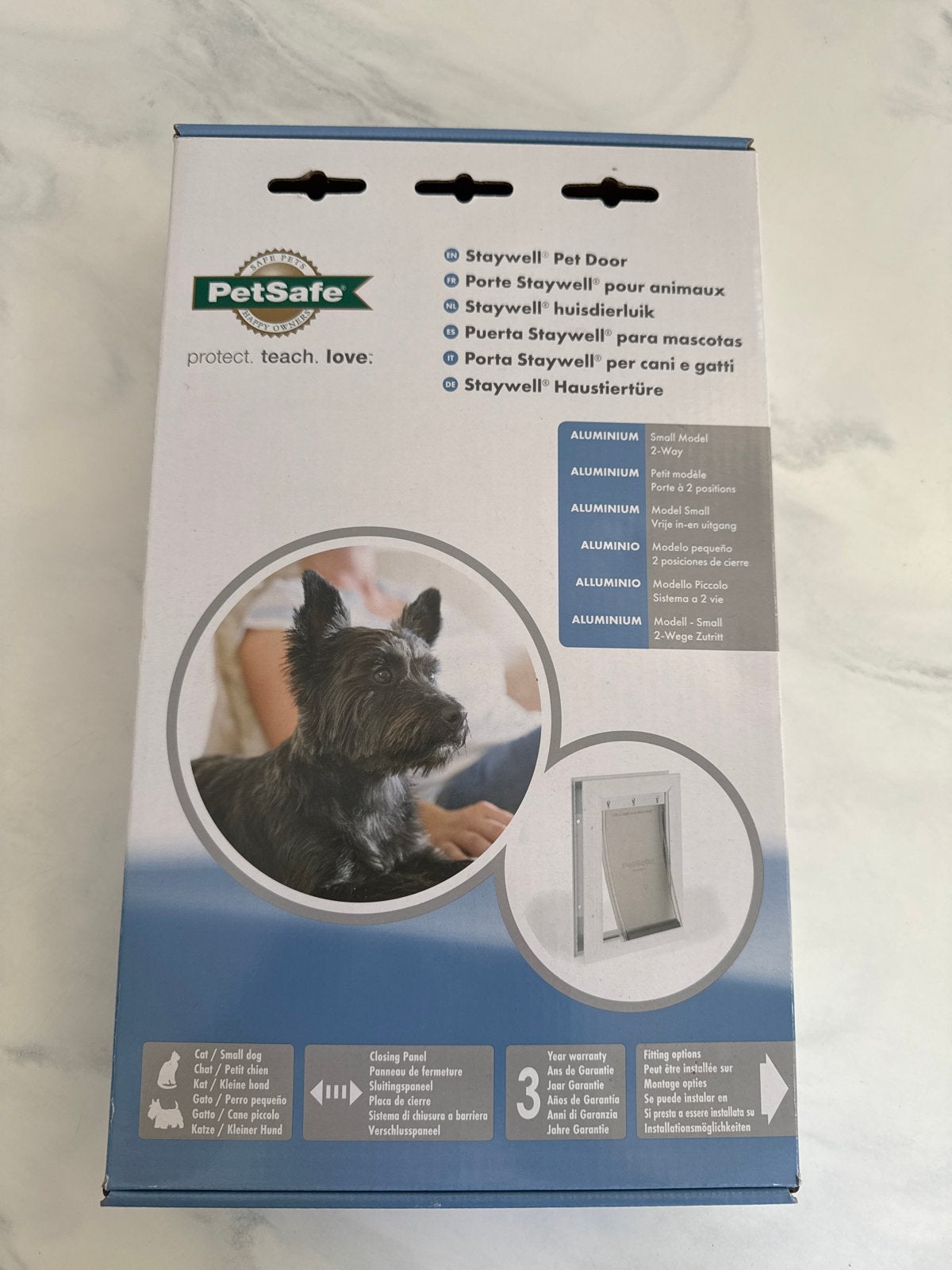 PetSafe huisdierluik hond kat aluminium, Dieren en Toebehoren, Ophalen, Nieuw