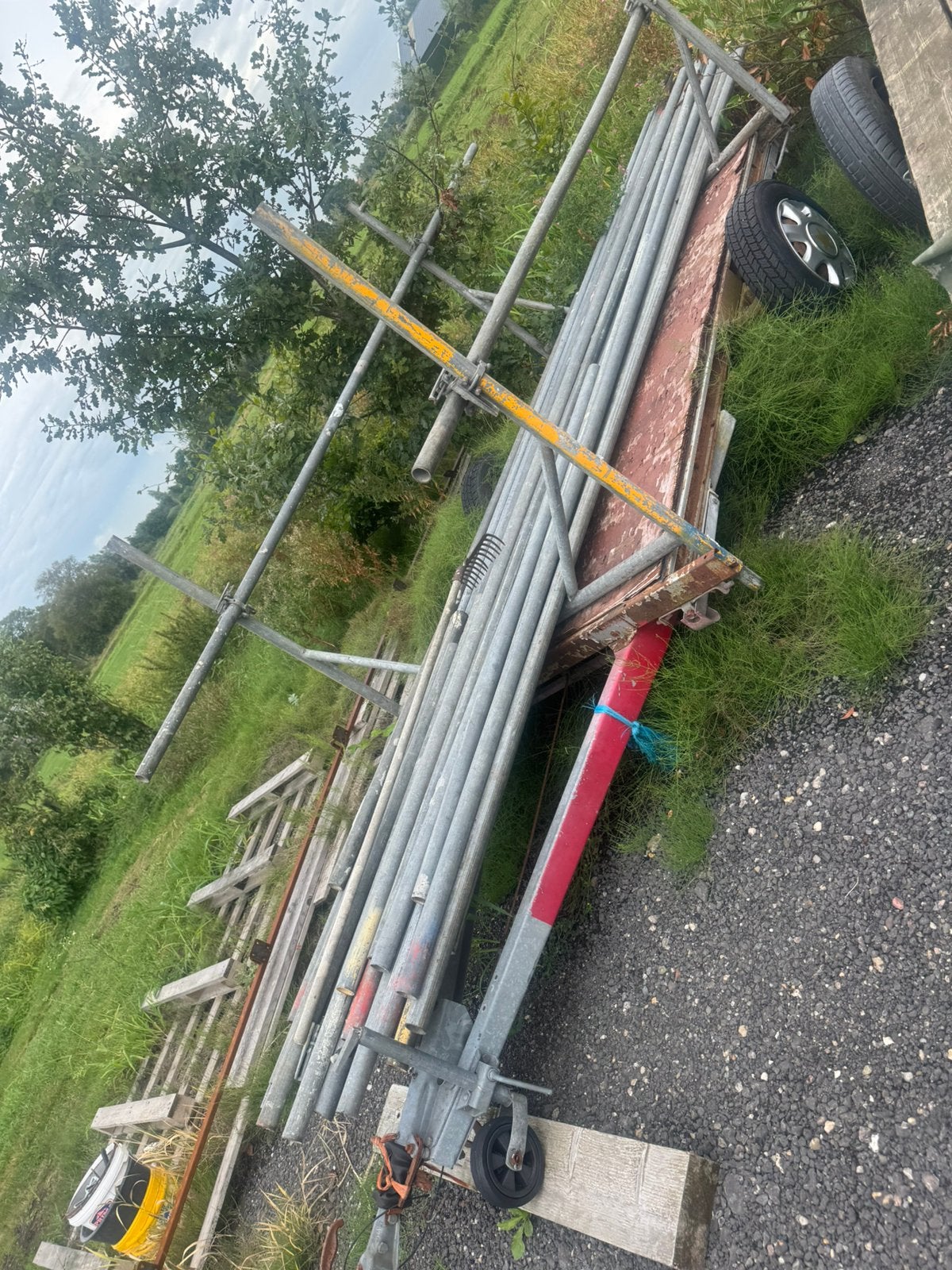Steigerbuis, Doe-het-zelf en Verbouw, Metalen, Ophalen, Zo goed als nieuw