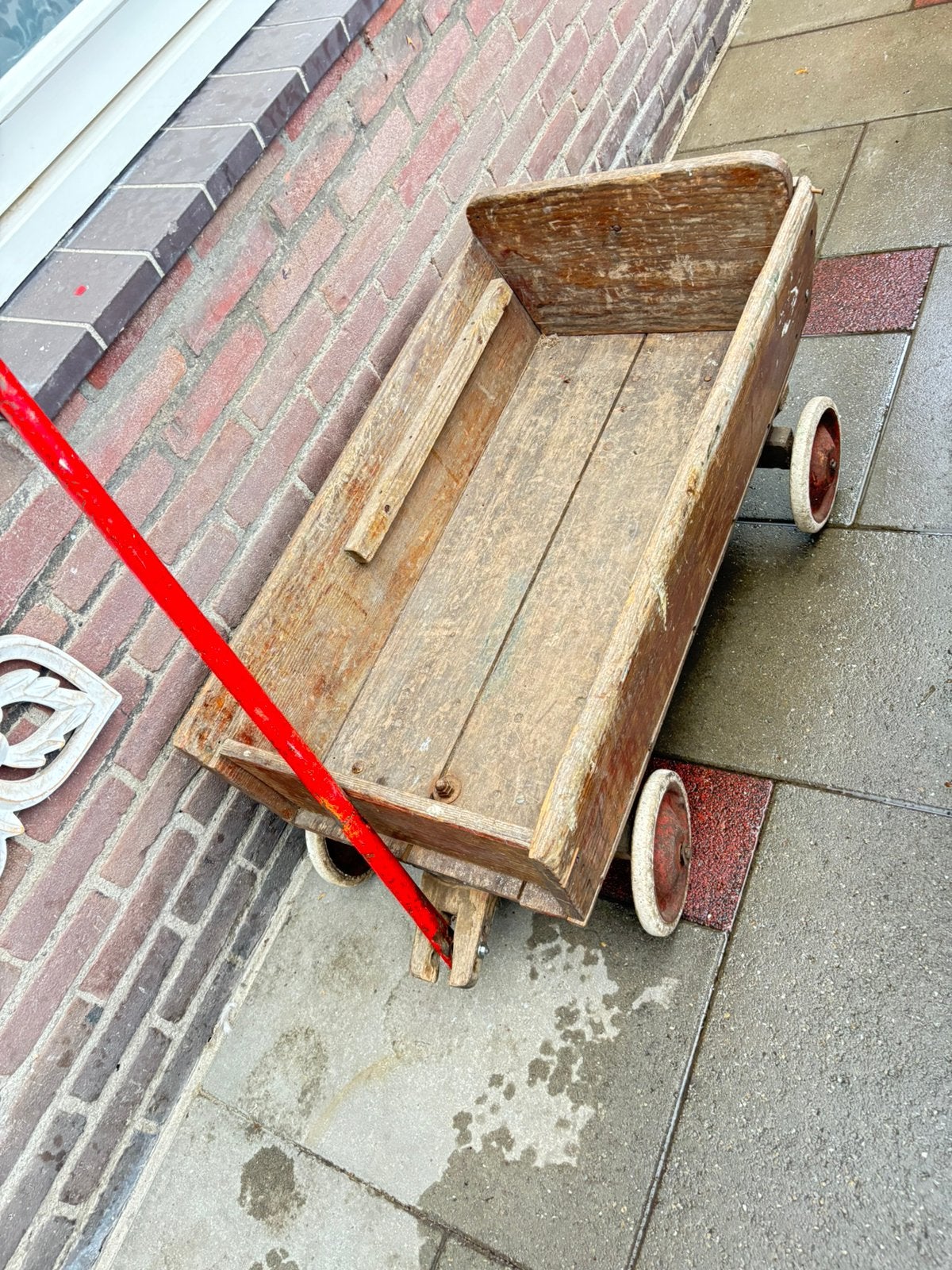Antiek bolderkar, Ophalen