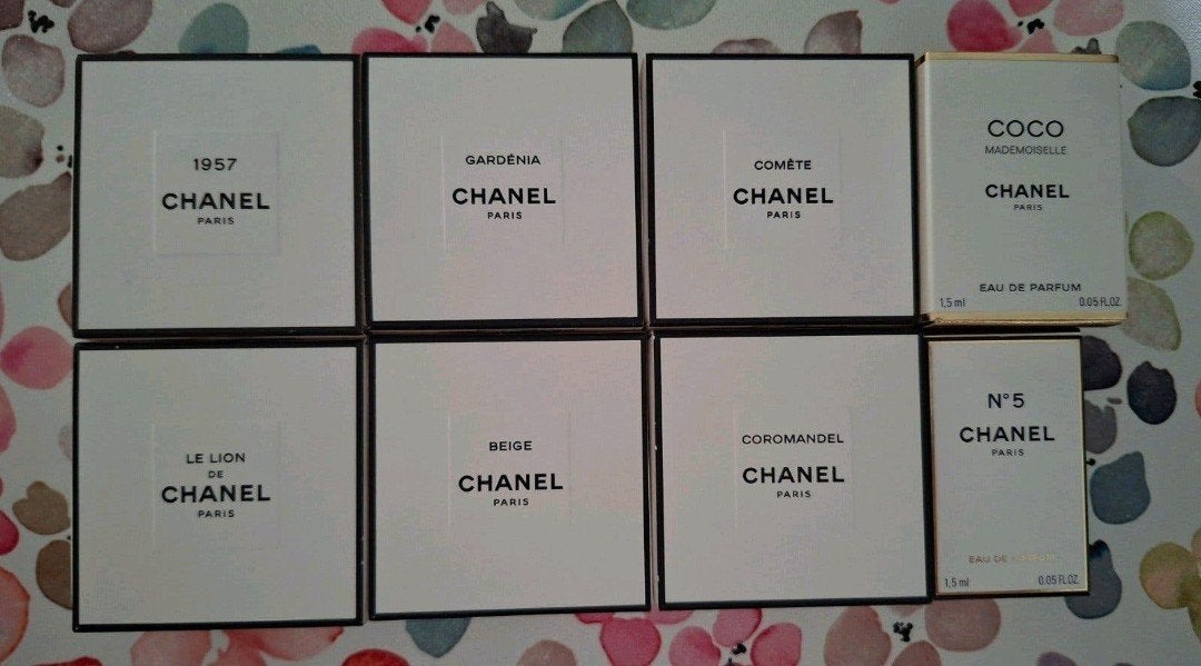 Chanel miniatuur/micro collectie - 8 Stuks, Ophalen of Verzenden, Nieuw, Miniatuur, Gevuld