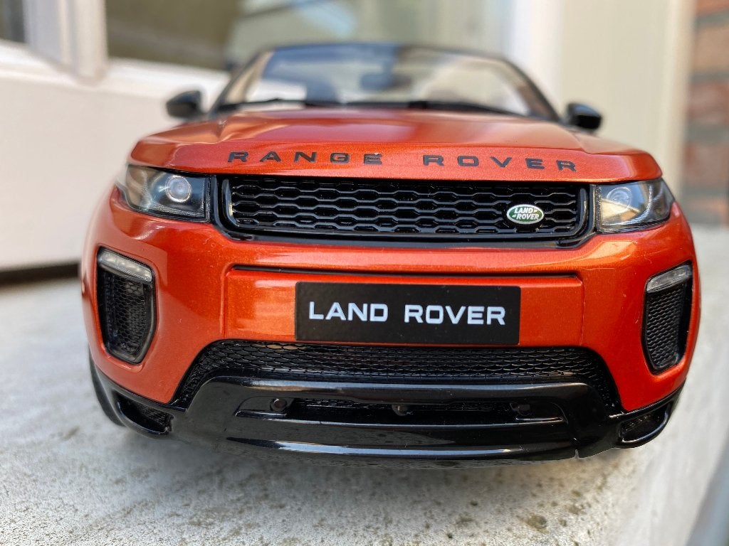 1:18 Range Rover Evoque Cabrio orange 2016 Top Speed, Overige merken, Auto, Top Speed | Ripa SRL, Info@ripasrl.com
