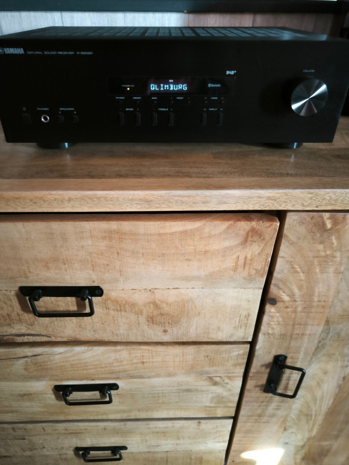nieuwstaat Yamaha receiver plus 2 bose boxen, Ophalen of Verzenden, Zo goed als nieuw, 60 tot 120 watt, Yamaha