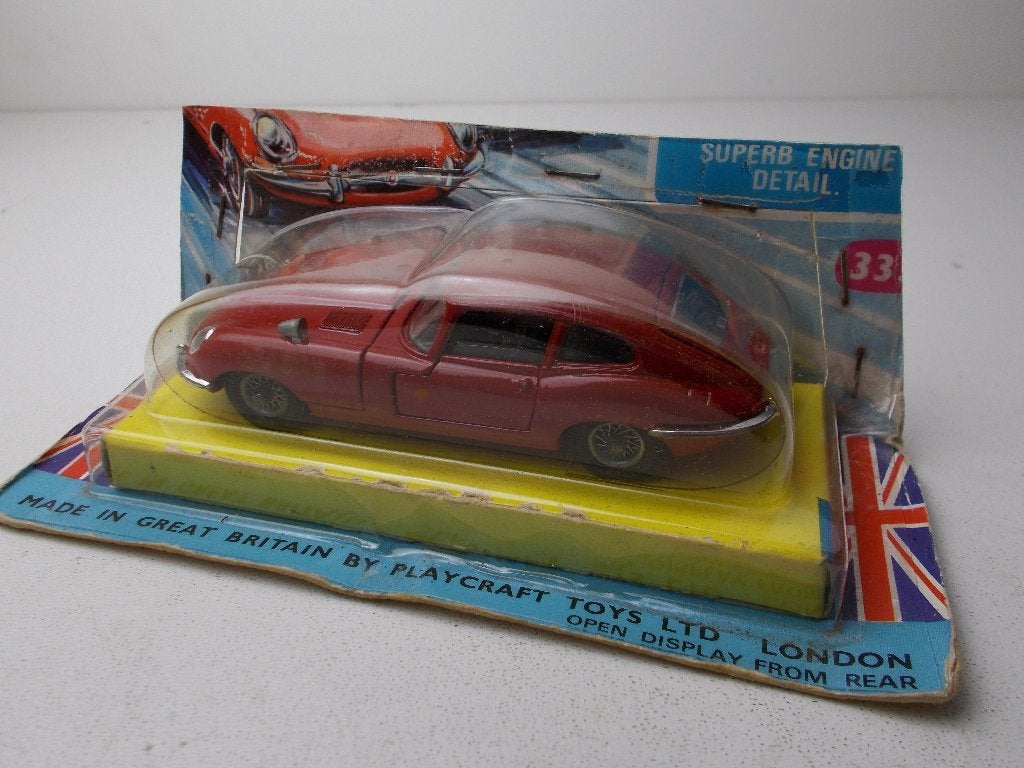 1969 Corgi Toys 335 JAGUAR 4.2 LITRE TYPE E. 2 + 2. Z.g.a.n!, Ophalen of Verzenden, Zo goed als nieuw, Auto, Corgi