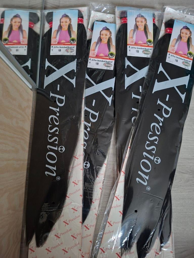 X-Pression 2X Pre-Stretched Braid 60" 1B, Ophalen of Verzenden