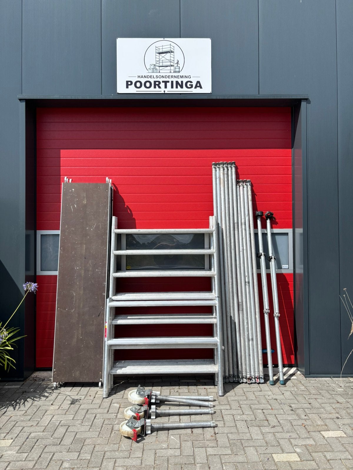 Euroscaffold rolsteiger 9.2 m wh, Ophalen, Gebruikt, Poortingaverhuur@gmail.com, 5 meter of hoger