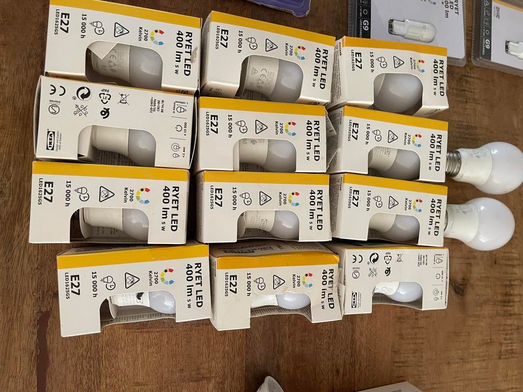 IKEA RYET LED E27 Lampen - 400 lm, 5W, 2700 Kelvin, Ophalen of Verzenden, Zo goed als nieuw