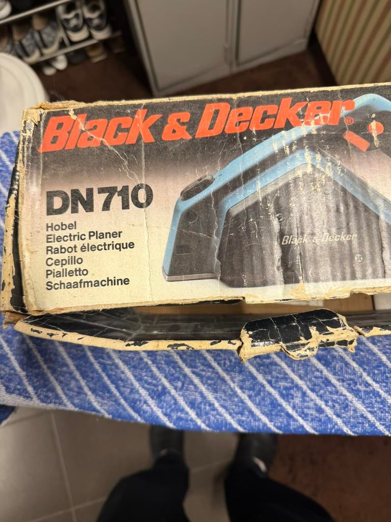 Schaafmachine van Black en Decker DN 710, Ophalen, Gebruikt