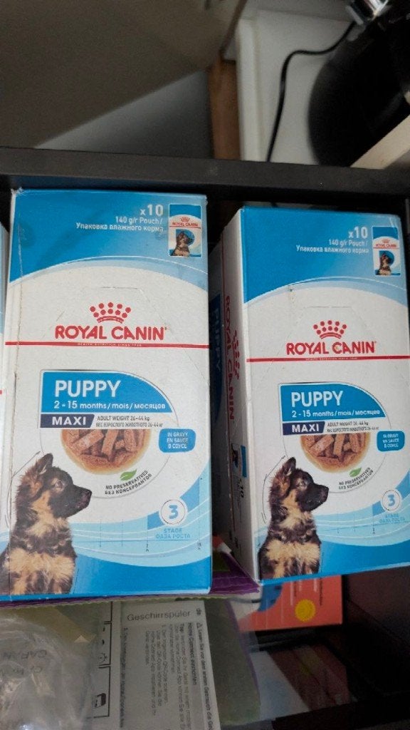 Royal Canin Maxi Puppy Natvoer 2 x 10 st, Dieren en Toebehoren, Ophalen, Hond