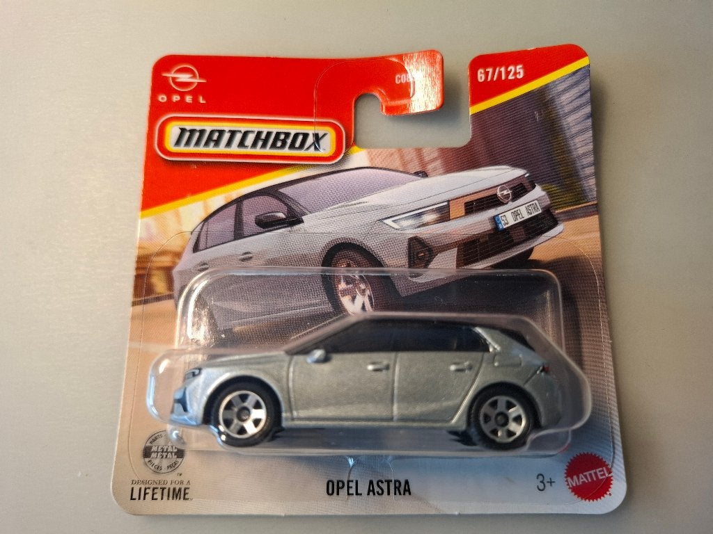 Matchbox 67 - 2022 Opel Astra [grijs] 1/60 MIB, Ophalen of Verzenden, Nieuw, Auto