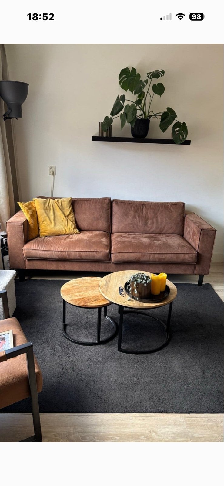 Pronto 3-zitsbank, Ophalen, Gebruikt, Driepersoons, 75 tot 100 cm